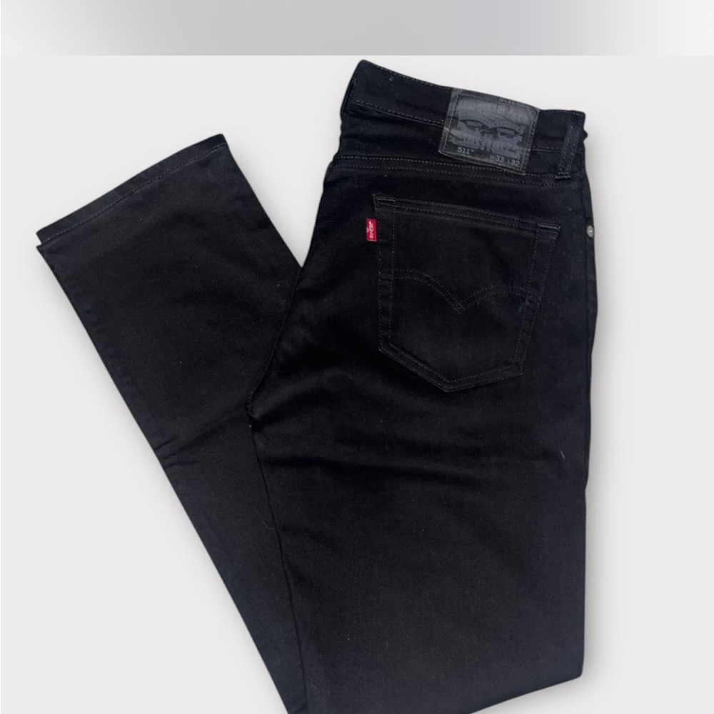 Levi's Men's Dark Charcoal Slim Fit Jeans 33x32